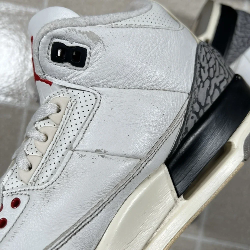 Nike Air Jordan 3 Retro White Cement Reimagined 2023 DN3707-100 Size 10